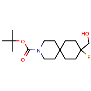 tert-butyl 9-fluoro-9-(hydroxymethyl)-3-azaspiro[5.5]undecane-3-carboxylate