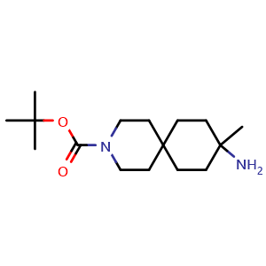 tert-butyl 9-amino-9-methyl-3-azaspiro[5.5]undecane-3-carboxylate