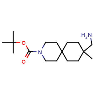 tert-butyl 9-(aminomethyl)-9-methyl-3-azaspiro[5.5]undecane-3-carboxylate