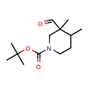 tert-butyl 3-formyl-3,4-dimethyl-piperidine-1-carboxylate