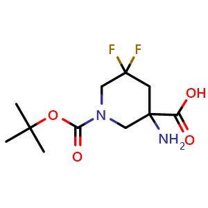 3-amino-1-tert-butoxycarbonyl-5,5-difluoro-piperidine-3-carboxylic acid