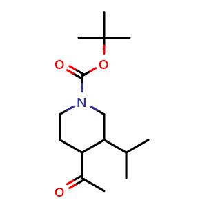 tert-butyl 4-acetyl-3-isopropyl-piperidine-1-carboxylate