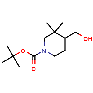 tert-butyl 4-(hydroxymethyl)-3,3-dimethyl-piperidine-1-carboxylate