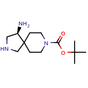 tert-butyl (4S)-4-amino-2,8-diazaspiro[4.5]decane-8-carboxylate