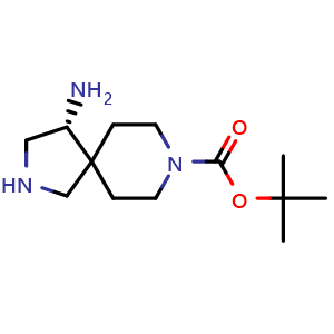 tert-butyl (4R)-4-amino-2,8-diazaspiro[4.5]decane-8-carboxylate
