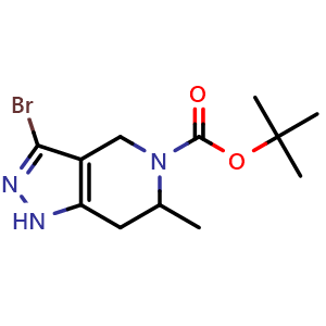 tert-butyl 3-bromo-6-methyl-1,4,6,7-tetrahydropyrazolo[4,3-c]pyridine-5-carboxylate