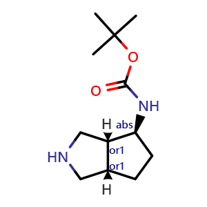 tert-butyl N-[rel-(3aR,4S,6aS)-1,2,3,3a,4,5,6,6a-octahydrocyclopenta[c]pyrrol-4-yl]carbamate
