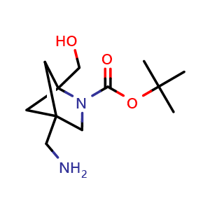 tert-butyl 4-(aminomethyl)-1-(hydroxymethyl)-2-azabicyclo[2.1.1]hexane-2-carboxylate