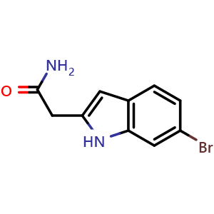 2-(6-bromo-1H-indol-2-yl)acetamide