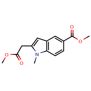 methyl 2-(2-methoxy-2-oxo-ethyl)-1-methyl-indole-5-carboxylate