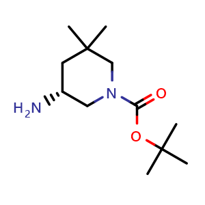 tert-butyl (5R)-5-amino-3,3-dimethyl-piperidine-1-carboxylate