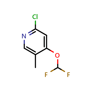 2-chloro-4-(difluoromethoxy)-5-methyl-pyridine