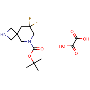 tert-butyl 8,8-difluoro-2,6-diazaspiro[3.5]nonane-6-carboxylate oxalic acid