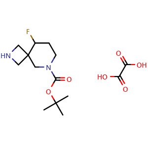 tert-butyl 9-fluoro-2,6-diazaspiro[3.5]nonane-6-carboxylate oxalic acid