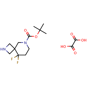 tert-butyl 9,9-difluoro-2,6-diazaspiro[3.5]nonane-6-carboxylate oxalic acid