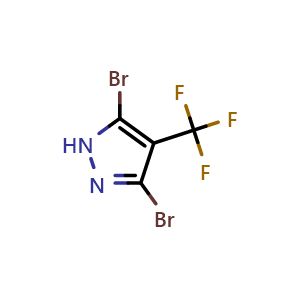 3,5-dibromo-4-(trifluoromethyl)-1H-pyrazole