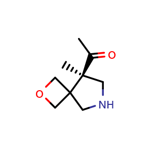 1-[(5R)-5-methyl-2-oxa-7-azaspiro[3.4]octan-5-yl]ethanone