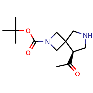 tert-butyl (5S)-5-acetyl-2,7-diazaspiro[3.4]octane-2-carboxylate