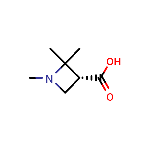(3R)-1,2,2-trimethylazetidine-3-carboxylic acid