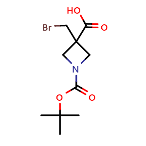 3-(bromomethyl)-1-tert-butoxycarbonyl-azetidine-3-carboxylic acid