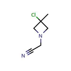 2-(3-chloro-3-methyl-azetidin-1-yl)acetonitrile