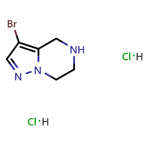 3-bromo-4,5,6,7-tetrahydro-pyrazolo[1,5-a]pyrazine dihydrochloride