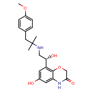 Chemical structure of Olodaterol , CAS 868049-49-4, AChemBlock V155145
