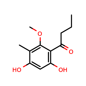 1-(4,6-dihydroxy-2-methoxy-3-methylphenyl)butan-1-one