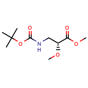(R)-Methyl 3-(tert-butoxycarbonylamino)-2-methoxypropanoate