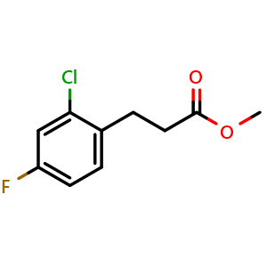 methyl 3-(2-chloro-4-fluorophenyl)propanoate