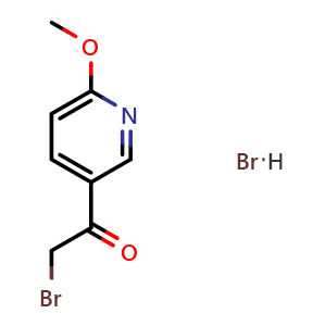 2-bromo-1-(6-methoxypyridin-3-yl)ethanone hydrobromide