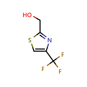 Chemical structure of (4-(trifluoromethyl)thiazol-2-yl)methanol , CAS 204319-69-7, AChemBlock V155283