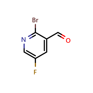 2-bromo-5-fluoropyridine-3-carbaldehyde