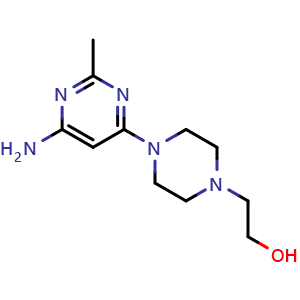 2-[4-(6-amino-2-methylpyrimidin-4-yl)piperazin-1-yl]ethanol