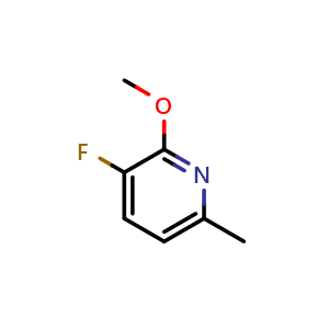 Chemical structure of 3-fluoro-2-methoxy-6-picoline , CAS 375368-80-2, AChemBlock V155619