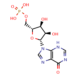 Chemical structure of 5'-inosinic acid , CAS 131-99-7, AChemBlock V155749