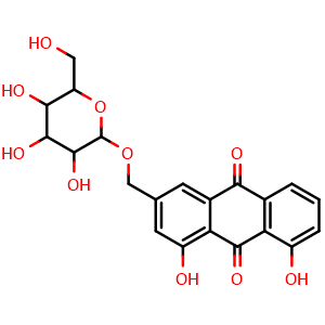 Aloe-emodin-3-(hydroxymethyl)-O-Beta-D-glucopyranoside