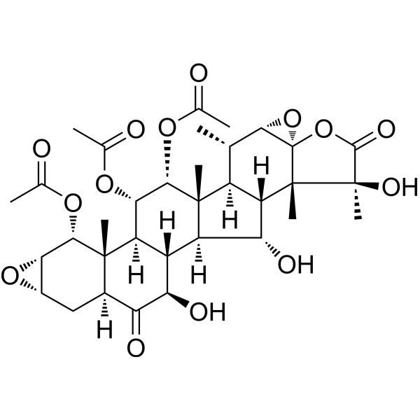 Chemical structure of Taccalonolide AJ , CAS 2230777-09-8, AChemBlock V155765