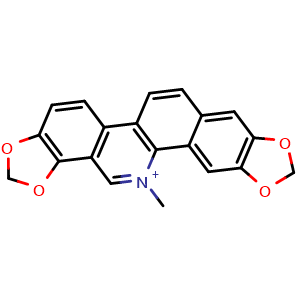 Chemical structure of Sanguinarine , CAS 2447-54-3, AChemBlock V155798