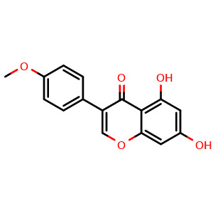 Chemical structure of Biochanin A , CAS 491-80-5, AChemBlock V155801