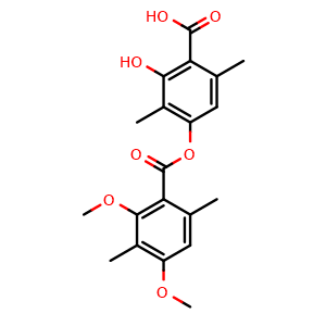 Chemical structure of Difractaic acid , CAS 436-32-8, AChemBlock V155805