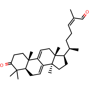 Chemical structure of Ganoderal A , CAS 104700-98-3, AChemBlock V155833