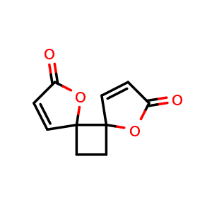 Chemical structure of Anemonin , CAS 90921-11-2, AChemBlock V155850