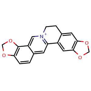 Chemical structure of Coptisine , CAS 3486-66-6, AChemBlock V155854