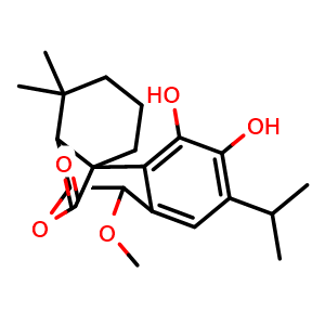 Chemical structure of 7-O-Methylrosmanol , CAS 113085-62-4, AChemBlock V155856
