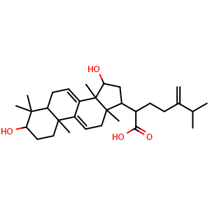 Chemical structure of dehydrosulphurenic acid , CAS 175615-56-2, AChemBlock V155860