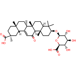 Glycyrrhetic acid 3-O-mono-beta-D-glucuronide