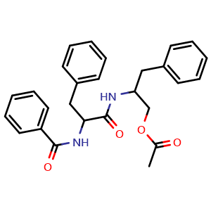 Chemical structure of aurantiamide acetate , CAS 56121-42-7, AChemBlock V155885