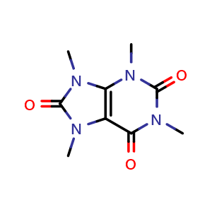 Chemical structure of Tetramethyluric acid , CAS 2309-49-1, AChemBlock V155893