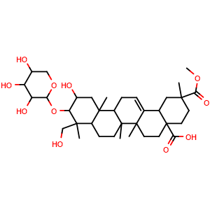 Chemical structure of esculentoside B , CAS 60820-94-2, AChemBlock V155897